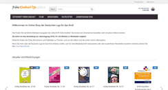 Desktop Screenshot of fruehe-kindheit-online.de
